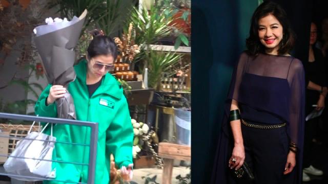 偶遇紅姑！「59歲鍾楚紅」街邊買花心情好  扎著丸子頭「少女感十足」眾人全驚艷