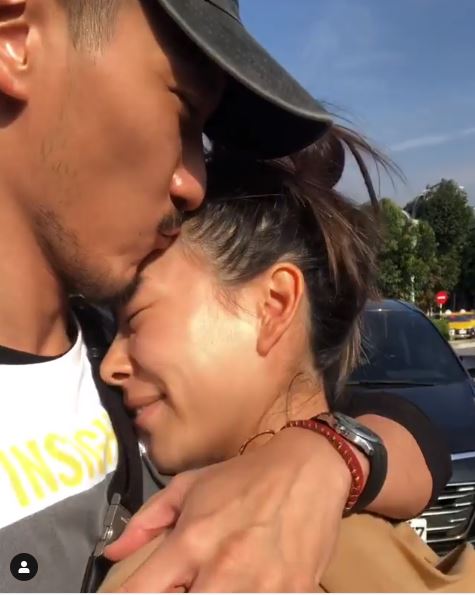 一分開好幾個月...蔡詩芸捨不得道別「鬧彆扭埋肩膀」 王陽明「老公力爆發一招哄妻」網讚翻:老公範本