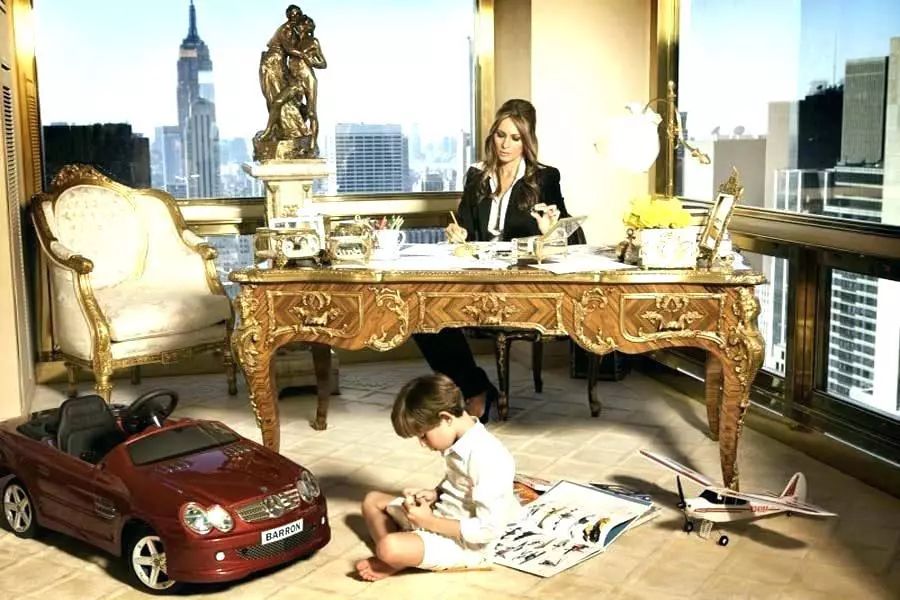 九億少女之夢！12歲190公分，爸爸是川普「每天用高級魚子醬擦身」：真正的高富帥