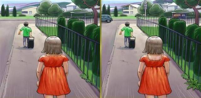 心理測試：兩張圖你找到幾處不同？揭秘你的性格優缺點