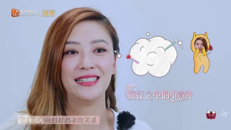 應采兒只是換了一個髮型，至少減齡13歲！陳小春都不好意思帶出去