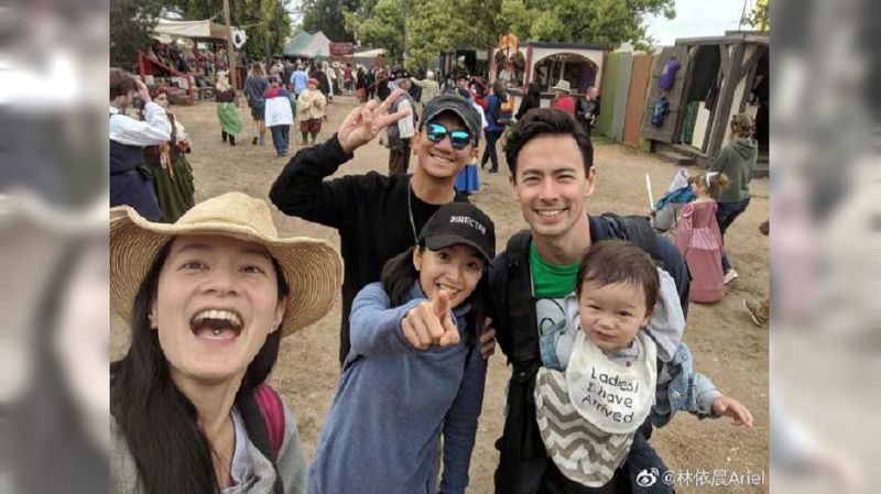 女神罕見放閃！林依晨難得曬「牽手老公正面照」　停工做人「老公站身後一個Move」甜炸❤
