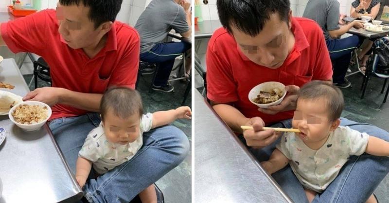 餐廳沒兒童座椅！媽媽公開「人體超強大絕」　曬示範照「一往下超大亮點」網笑翻：老公神隊友