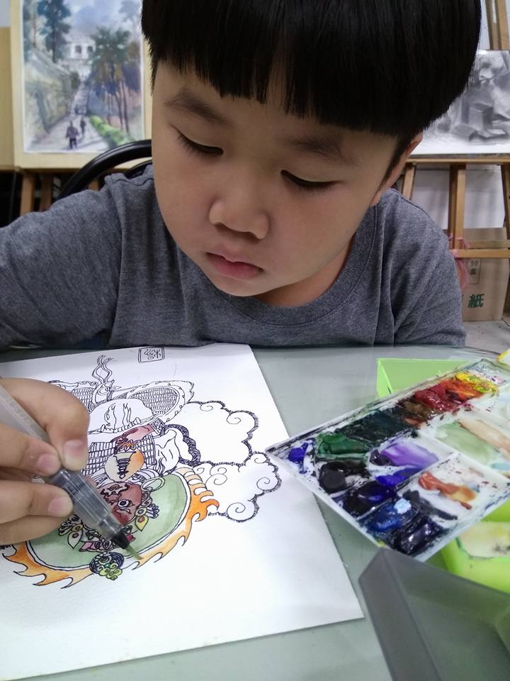 亞洲難得一見小畫家！「金門10歲男孩」天賦驚艷國際　無師自通「畫出超猛水彩畫作」專家讚：住著老靈魂