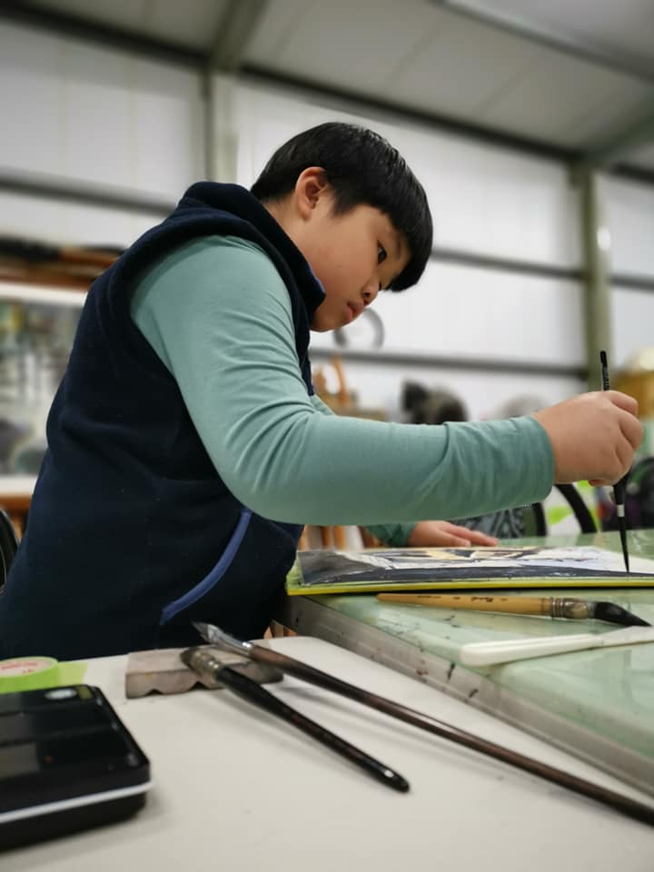 亞洲難得一見小畫家！「金門10歲男孩」天賦驚艷國際　無師自通「畫出超猛水彩畫作」專家讚：住著老靈魂