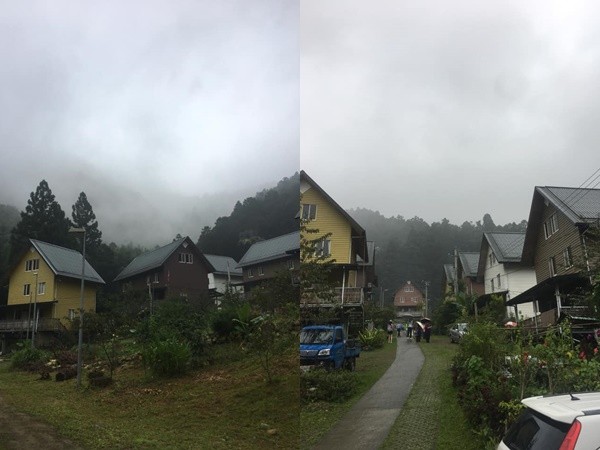 不用去日本！他帶老婆住「台灣版合掌村」旅費省10倍 雲霧繚繞「宛如置身仙境」網讚：只差沒下雪！