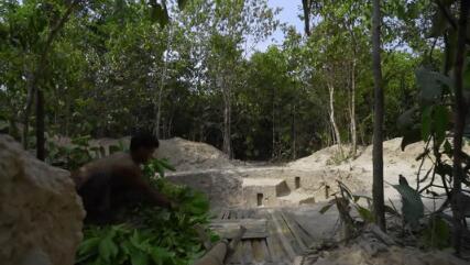 真人版「我的世界」!越南小哥徒手挖豪宅,還自帶泳池,惹6千萬網友羨慕:一級度假體驗