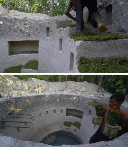 真人版「我的世界」!越南小哥徒手挖豪宅,還自帶泳池,惹6千萬網友羨慕:一級度假體驗