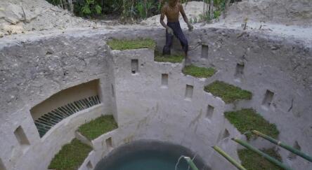 真人版「我的世界」!越南小哥徒手挖豪宅,還自帶泳池,惹6千萬網友羨慕:一級度假體驗