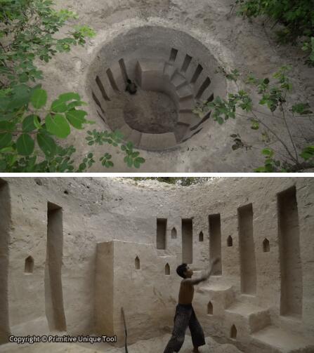 真人版「我的世界」!越南小哥徒手挖豪宅,還自帶泳池,惹6千萬網友羨慕:一級度假體驗