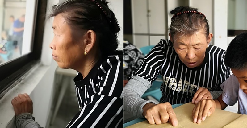 最美老奶奶！每天「教室外偷聽上課」伴讀特教孫　老師「刻意放大音量」暖舉感動網友
