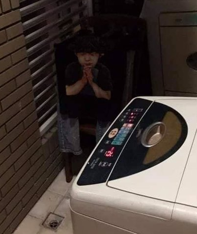 晚上曬衣服驚見「有個小孩蹲在角落」　求救室友「真相讓他飆粗話」：大哥第二次了