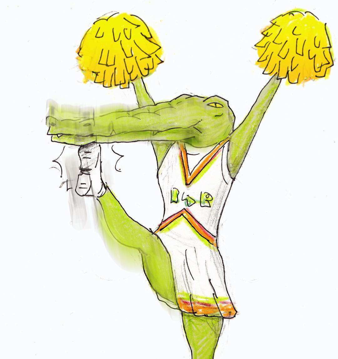 當鱷魚好心累!插畫家畫出「無奈鱷魚日常」爆笑又可憐 拍正面照「一看手機獵奇畫面」根本認不出