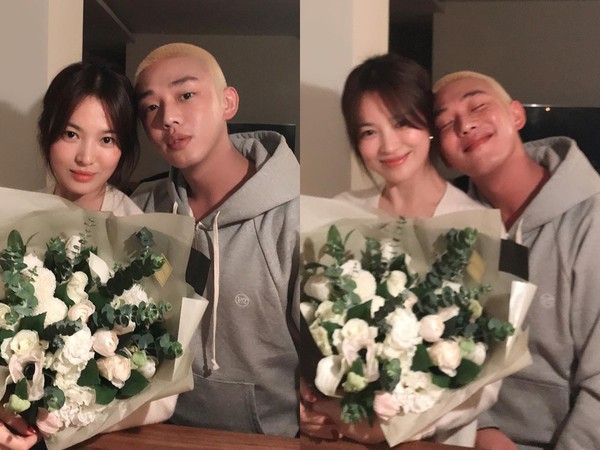 離婚後也不孤單！38歲宋慧喬「曬辣照慶生」大秀S曲線   「素顏靠男友人懷裡」嘟嘴賣萌心情佳