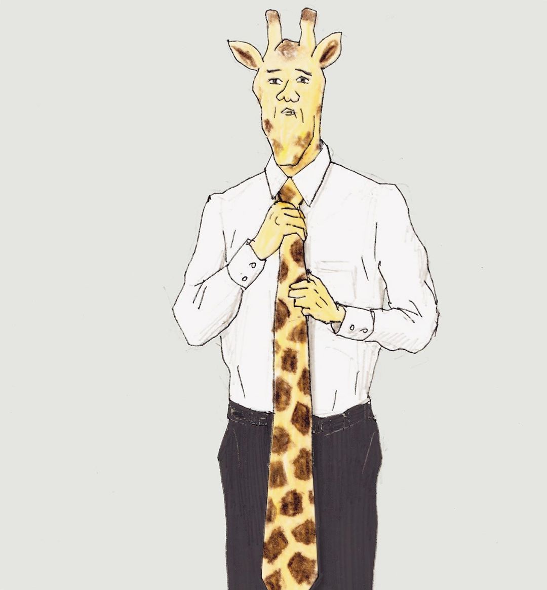 長太高錯了嗎！長頸鹿先生「脖子太長」的荒謬爆笑日常　下雨天撐傘面臨「史上最困難抉擇」網全笑翻