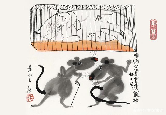 他畫了一隻老鼠賣162萬，網友不懂欣賞，專家卻拍案叫絕：放大5倍看那老鼠夾子