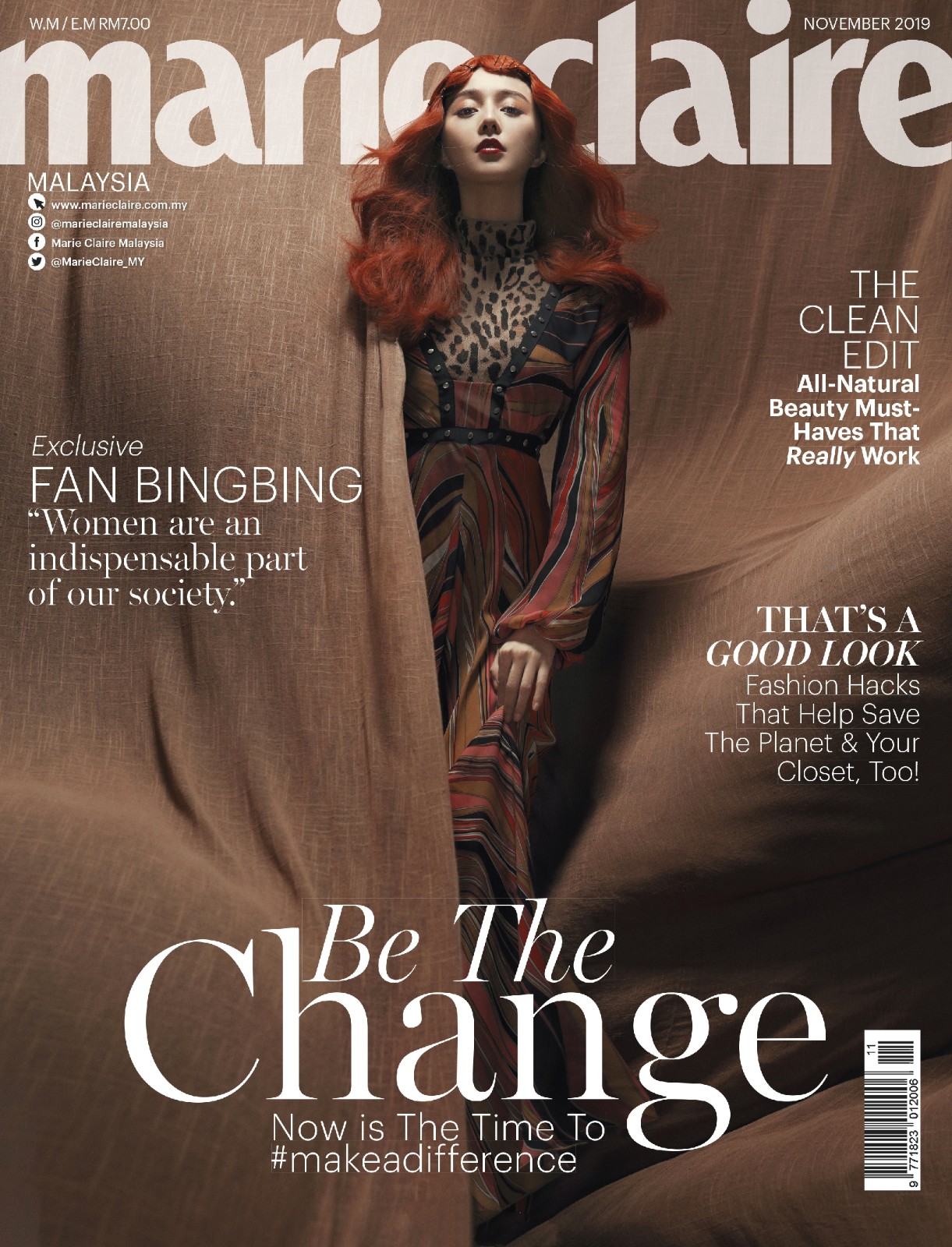 范冰冰一年內「上遍4國雜誌封面」各個百變動人 貼身禮服展現 「超完美身材」優雅霸氣集於一身