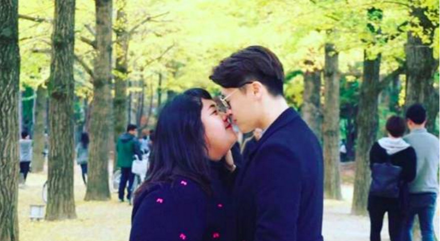 真愛無敵！胖女孩戀上南韓歐巴被酸「醜胖超不配」　「結婚照曝光」驚覺：吃天鵝肉的是帥哥 