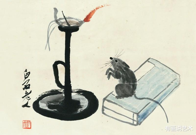 齊白石「畫鼠不成反類兔」網友不懂欣賞，卻成天價名畫「賣出一千多萬」：看完「鼠」字你就明白了