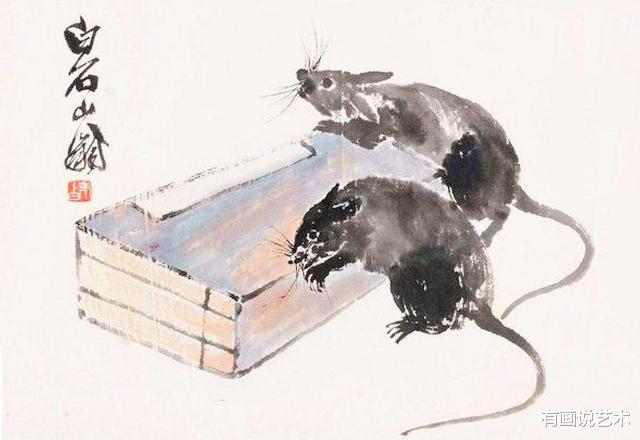 齊白石「畫鼠不成反類兔」網友不懂欣賞，卻成天價名畫「賣出一千多萬」：看完「鼠」字你就明白了