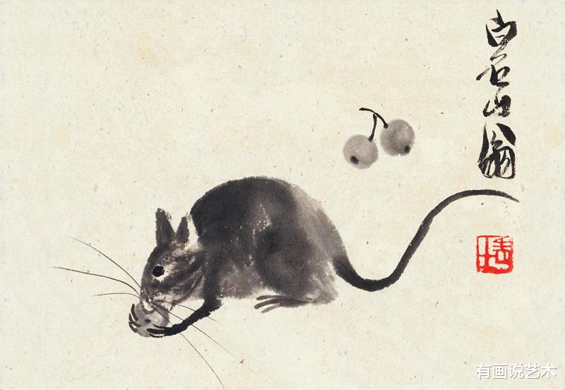 齊白石「畫鼠不成反類兔」網友不懂欣賞，卻成天價名畫「賣出一千多萬」：看完「鼠」字你就明白了