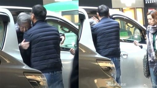 孝順夫妻檔！劉青雲帶爸媽健檢「抱80歲父下車」　母上車「妻用手擋車頂 」盡心呵護公婆