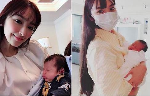 42歲吳佩慈四胎產女！「六年剖腹四次」湊一對好字，網友大呼佩服，百億男友卻仍無意迎娶？