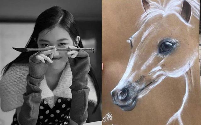 李嫣直視「兔唇」！大方曬自畫像「不刻意修飾」反映強大內心，網友：被吻過的天使更美貌