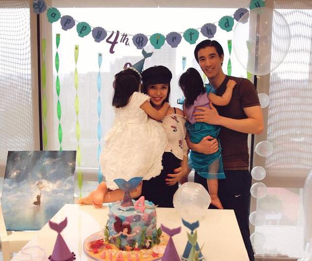 王力宏愛妻曬「母子溫馨互動」畫面超有愛！　一家5口和樂「不忘關心大眾」為疫區加油打氣