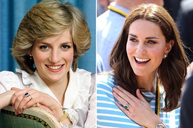 原來凱特王妃常年「除了佩戴婆婆藍寶石戒指外」還有2枚深藏其下！其中一枚更是與喬治息息相關