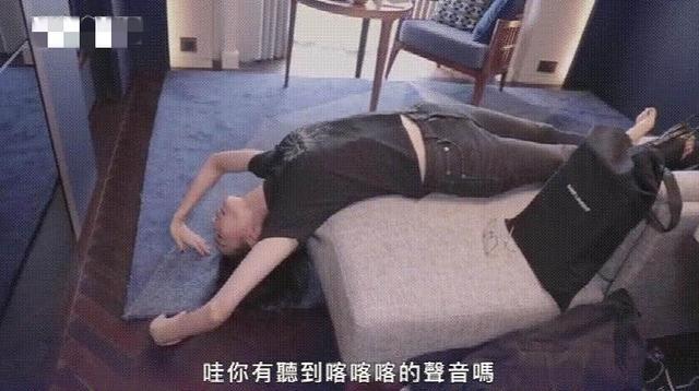 為了美有多拼？張鈞甯挑戰「人體極限」，硬是把身體「折成了三角形」：好身材來之不易