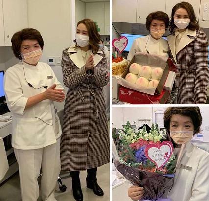 48歲黎姿曬照「皮膚白皙緊緻」鴨舌帽難掩凍齡美貌 送別10年老員工「親獻鮮花蛋糕」人美又心善