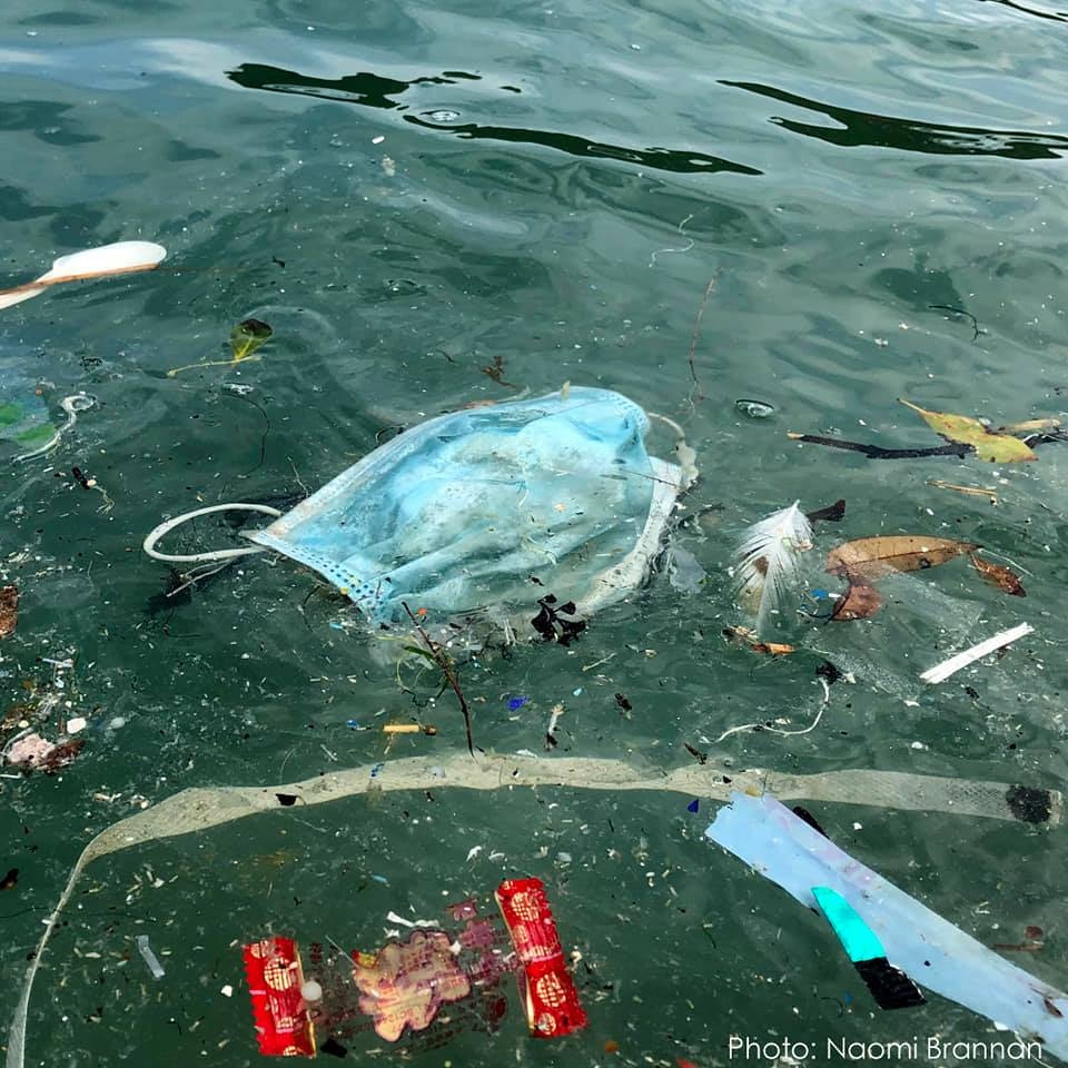 戴完隨便丟！海上漂浮「大量用過口罩」垃圾量暴增　生態浩劫「恐造成衛生問題」學者憂：後果難以預料