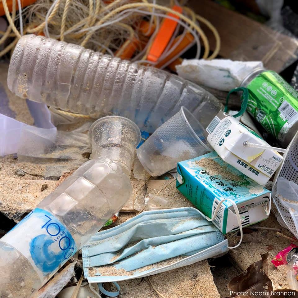 戴完隨便丟！海上漂浮「大量用過口罩」垃圾量暴增　生態浩劫「恐造成衛生問題」學者憂：後果難以預料