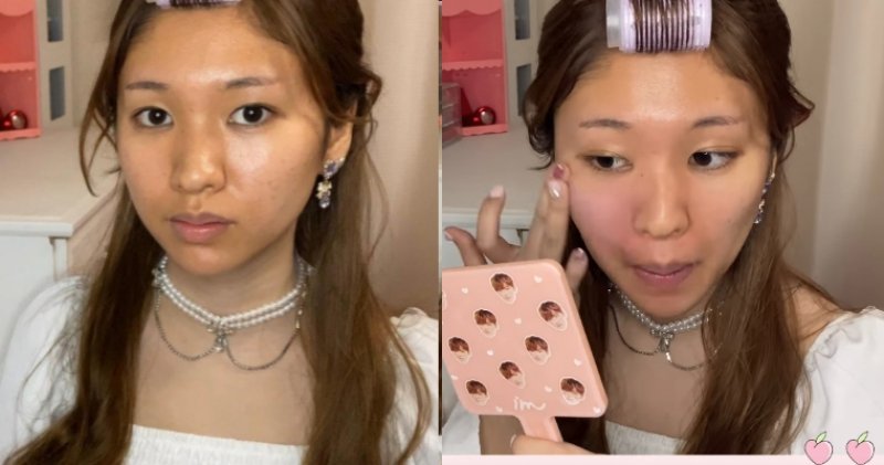 櫻花妹仿妝「TWICE超美成員」相似度百分百！連嘴型都神複製「下秒露出素顏」眾人看呆：根本易容術