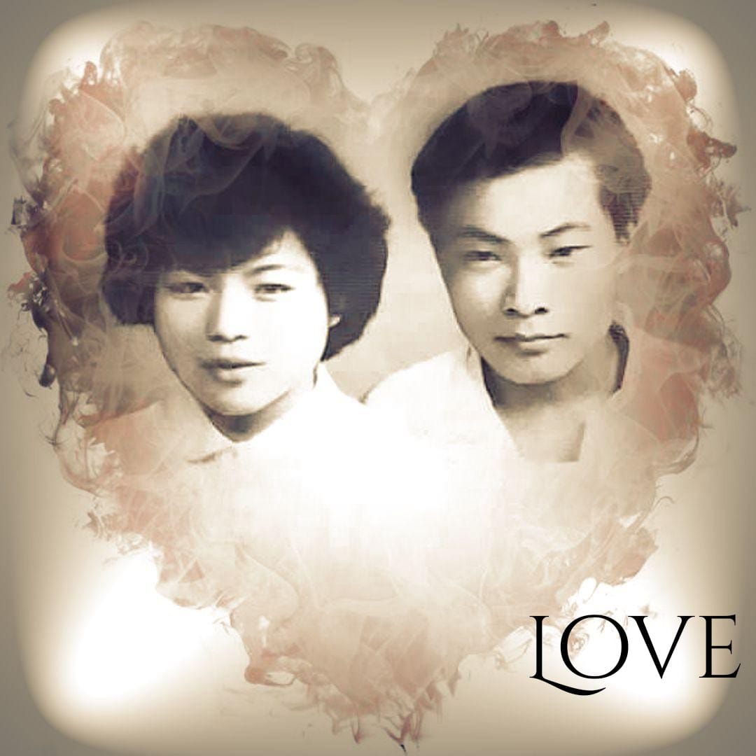 阿嬤上周離開!孫女翻出「阿嬤阿公舊照」求修復 神人熱心P圖「加碼獻上最美笑容」成果網泣:謝謝你幫忙