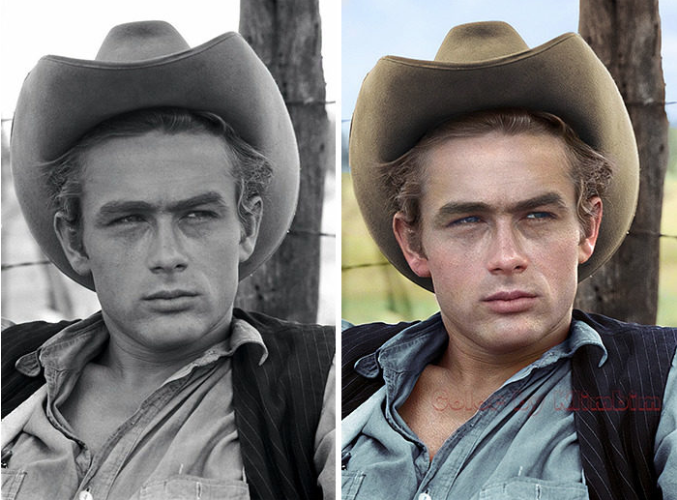 回到輝煌年代！藝術家把「好萊塢黃金年代明星」黑白照變彩色　奧黛麗赫本「對鏡頭露最迷人笑容」美翻