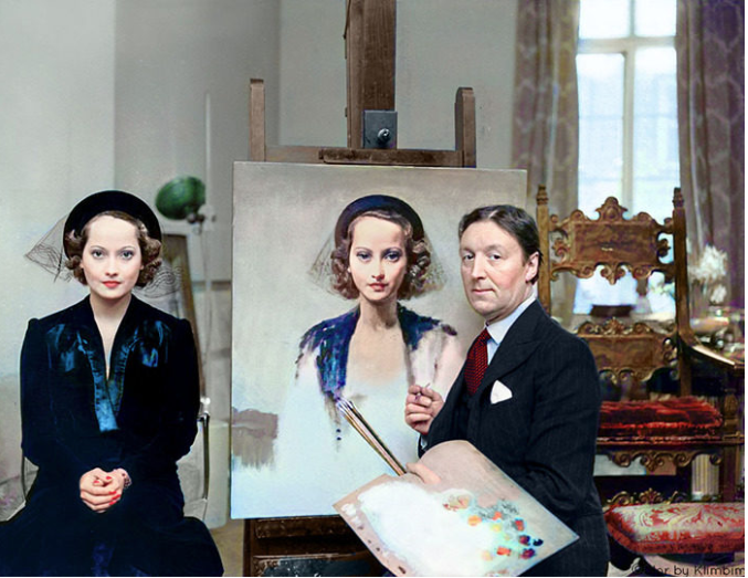 回到輝煌年代！藝術家把「好萊塢黃金年代明星」黑白照變彩色　奧黛麗赫本「對鏡頭露最迷人笑容」美翻