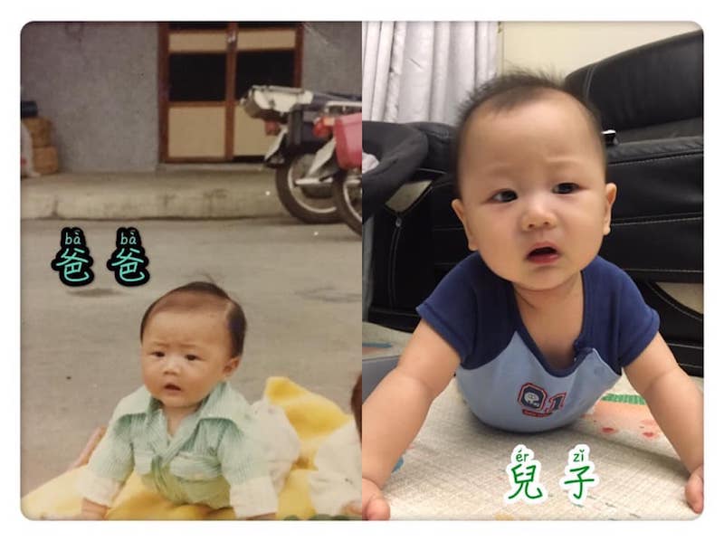 辛苦懷胎十月！寶寶出生「神複製老公模樣」媽媽氣到翻白眼　秀出超音波照「在肚子15週就注定好了」