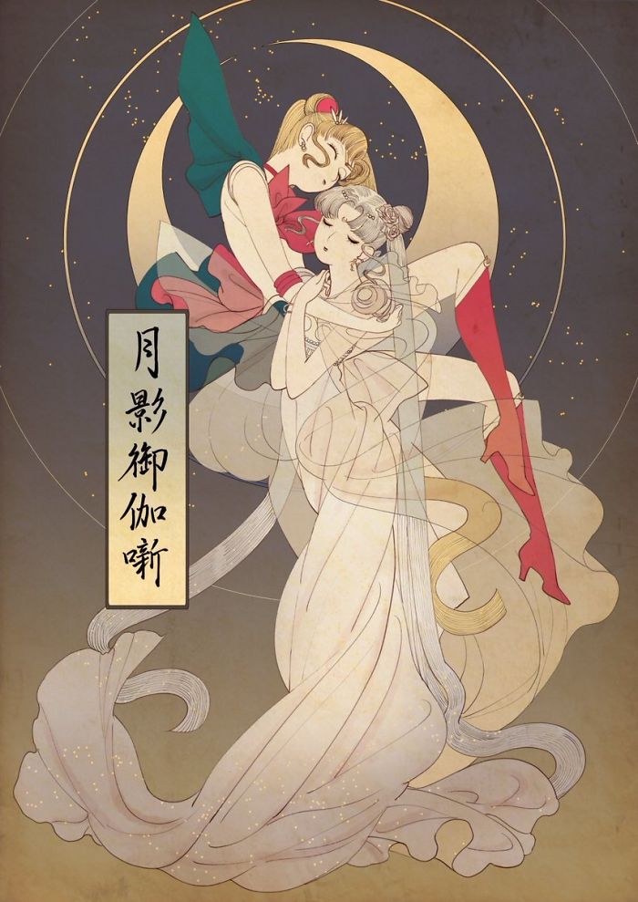 古與今的融合！迪士尼公主「結合浮世繪風格」秒變古典美人　灰姑娘「用木屐取代玻璃鞋」畫面意外超搭
