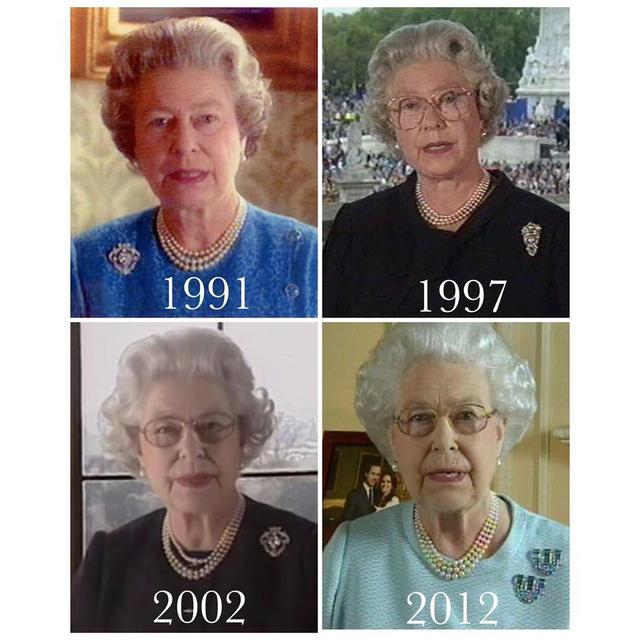 真定海神針！93歲英女王「一襲綠裙電視演講」純正英腔溫暖有力，所選配飾暗含深意