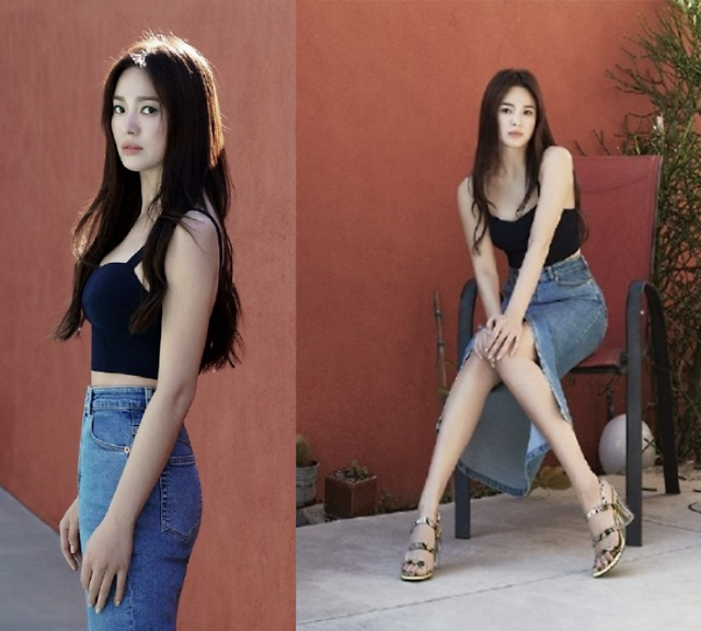 宋慧喬最新清涼大片罕見翻車!「緊身背心+鉛筆裙」美出新高度,往下一看卻被雙「醜鞋搶鏡」 :神顏都救不了