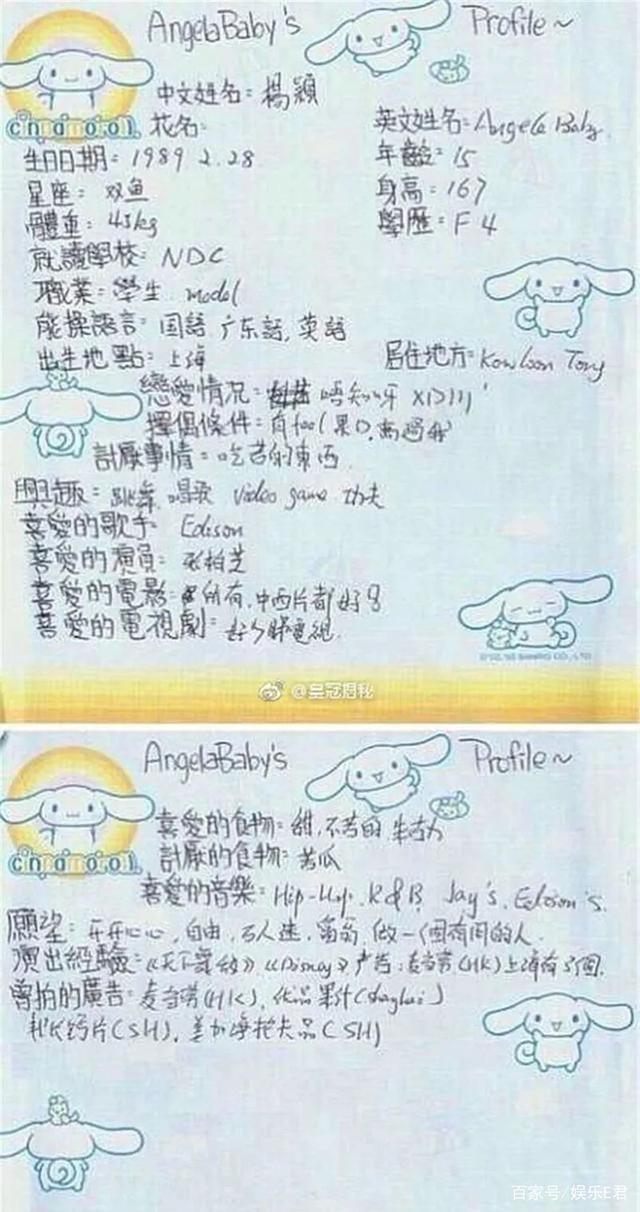 baby「高中畢業紀念冊」被曝光!15歲時最愛張柏芝陳冠希,「擇偶條件超簡單」5大願望全部成真