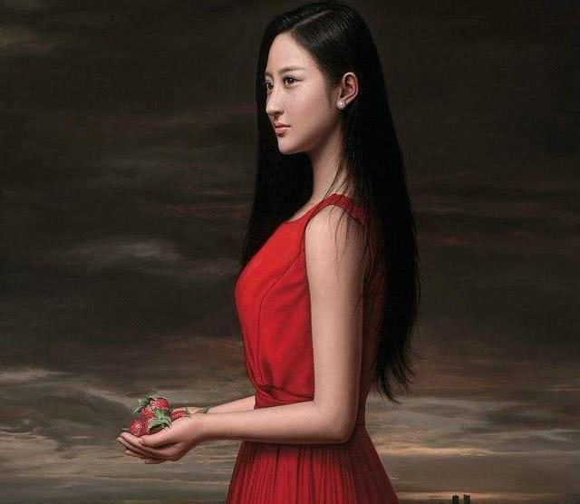 驚為天人！他畫了一個長髮美人賣出1000萬，放大10倍後「看細節」 網友：根本不像畫