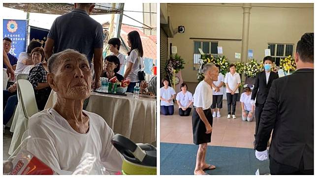 為看清楚愛妻！94歲外公「自備手電筒」靈柩旁深情凝望　捨不得送走「努力記住她的模樣」下輩子再見