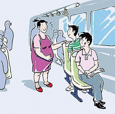 給全車人上了一課！7歲女兒被孕婦強制「要求讓座」　旁邊媽媽回懟一番話「理性又霸氣」令其當場沉默了