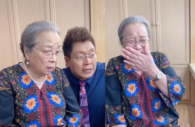 年輕時也是大美女！84歲容嬤嬤近照曝光「滿頭白髮」仍精神飽滿　粉絲PO其早期美照：你才是夏雨荷