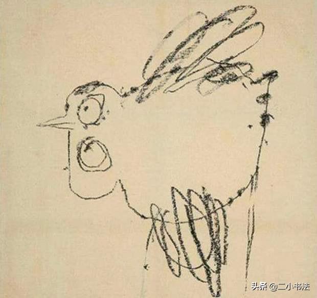 畫鳥不像反成雞！美院教授「名畫賣了360萬」被批是兒童水平　 放大10倍看「鳥的眼睛」專家：神來之筆