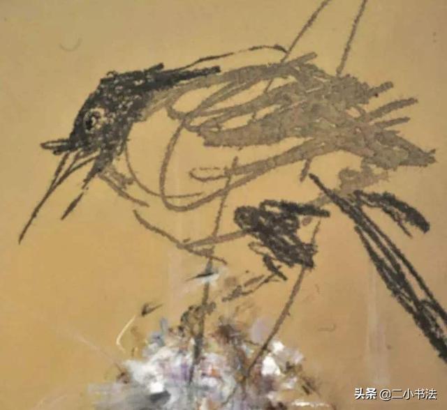 畫鳥不像反成雞！美院教授「名畫賣了360萬」被批是兒童水平　 放大10倍看「鳥的眼睛」專家：神來之筆