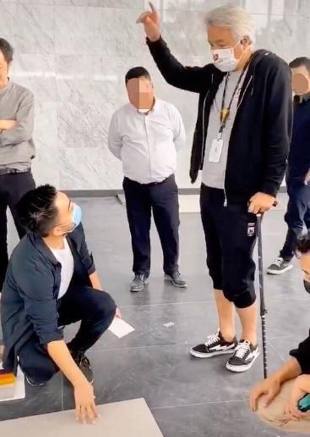 張庭花80億買下「一整棟江景樓」！60歲林瑞陽拄拐杖親自監工　當場豪送一整層給閨蜜：有錢就是任性